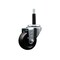 Service Caster 3'' SS Hard Rubber Wheel Swivel 3/4'' Expanding Stem Caster SCC-SSEX20S314-HRS-34 - alternate 1